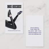 専門のパーソナルトレーナー/フィットネスカード 名刺 (正面/裏面)