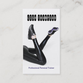 専門のパーソナルトレーナー/フィットネスカード 名刺