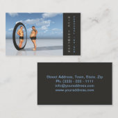 専門のパーソナルトレーナー/フィットネスカード 名刺 (正面/裏面)