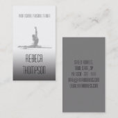 専門のパーソナルトレーナー/フィットネスカード 名刺 (正面/裏面)