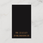 専門のパーソナルトレーナー/フィットネスカード 名刺 (裏面)