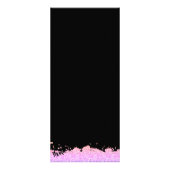 専門のピンクの（ばちゃばちゃ）跳ねるサービスメニュー ラックカード (裏面)