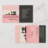 専門のフェミニンなハンドメイドのファッションModa 名刺 (正面/裏面)