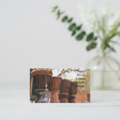 専門のプロフィールカード 名刺 (スタンド正面)