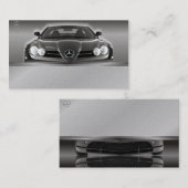 専門のベンツの自動車ディーラーの販売人カード 名刺 (正面/裏面)