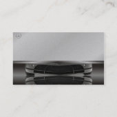 専門のベンツの自動車ディーラーの販売人カード 名刺 (裏面)