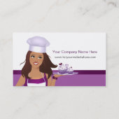 専門のベーキングの名刺 名刺 (裏面)