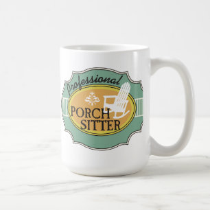 専門のポーチの付き添いのロゴ コーヒーマグカップ