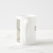 専門のマグ-レモンおよびライムの切れ ボーンチャイナマグカップ (裏面)