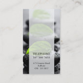 専門のマッサージ/スパの名刺 名刺 (裏面)