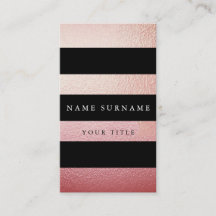 専門のミニマルな金ゴールドの縦の名刺