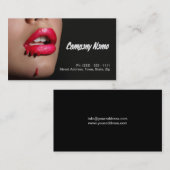 専門のメーキャップアーティスト/化粧モデル 名刺 (正面/裏面)