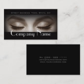 専門のメーキャップアーティスト/化粧モデル 名刺 (正面/裏面)