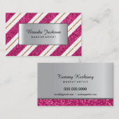 専門のメーキャップアーティスト 名刺 (正面/裏面)