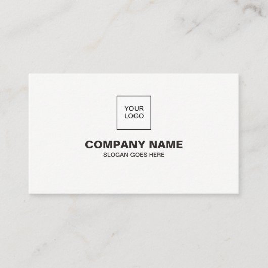 専門のモダンでエレガントで白くシンプルな平野 名刺 (正面)