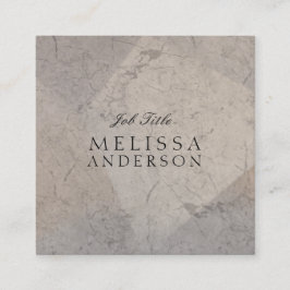 専門のモダンでエレガントな大理石 スクエア名刺