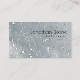 専門のモダンでミニマルな灰色及び白いコンクリート 名刺