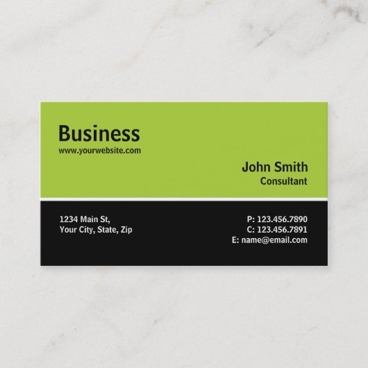 専門のモダンで明白でシンプルなコンピュータ修理 名刺 (正面)