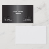 専門のモダンで明白なコンピュータ修理黒 名刺 (正面/裏面)