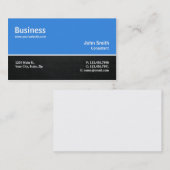 専門のモダンなコンピュータ修理青い平野 名刺 (正面/裏面)
