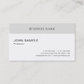 専門のモダンなデザインのきれいでスタイリッシュな平野 名刺 (正面)