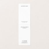 専門のモダンなモノグラムのエレガントでシンプルな上 名刺 (内部フラット)