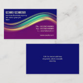 専門のモダンな名刺のデザイン 名刺 (正面/裏面)