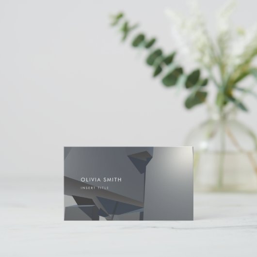 専門のモダンな橋 名刺 (スタンド正面)