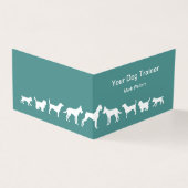 専門のモダンな犬の訓練 名刺 (外部)