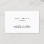 専門のモダンな金ゴールドのモノグラムのエレガントなデザイン 名刺 (裏面)