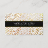 専門のモダンの抽象芸術デザイナー建築家 名刺 (正面)