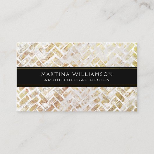 専門のモダンの抽象芸術デザイナー建築家 名刺 (正面)