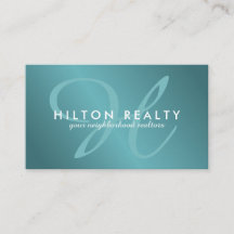 専門のモノグラムの名刺のテンプレート