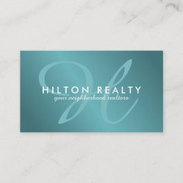 専門のモノグラムの名刺のテンプレート 名刺