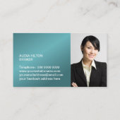 専門のモノグラムの名刺のテンプレート 名刺 (裏面)