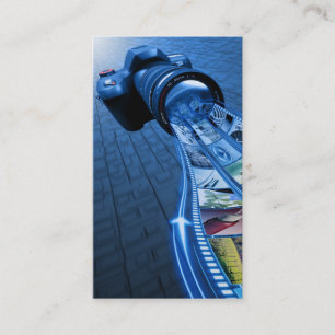 専門のユニークなカメラマンの名刺のtem 名刺