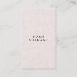 専門のレイアウトのリネン縦の名刺 名刺