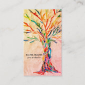 専門のレインボーツリーを追加 名刺 (正面)