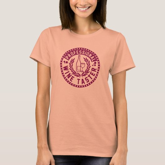 専門のワインのテースター Tシャツ (正面)