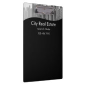 専門の不動産仲介業者のカスタムのクリップボード クリップボード (右)