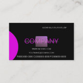 専門の不動産仲介業者のモノグラムの名刺 名刺 (裏面)