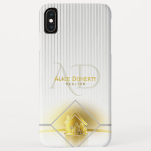 専門の不動産仲介業者 の完全な実家 iPhone XS MAXケース