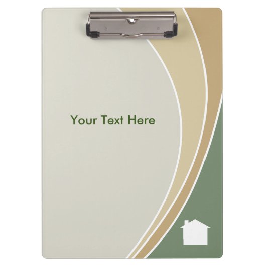 専門の不動産仲介業者 クリップボード (正面)