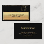 専門の不動産仲介業者 名刺 (正面/裏面)