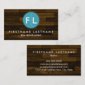 専門の不動産業者の名刺 名刺 (正面/裏面)