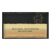 専門の不動産業者 名札 (正面)