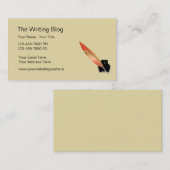 専門の作家の名刺 名刺 (正面/裏面)