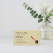 専門の作家の名刺 名刺 (スタンド正面)