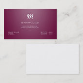 専門の光沢 名刺 (正面/裏面)