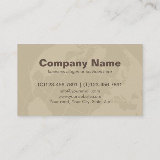 専門の全体的な用具の建築の大工仕事 名刺 (裏面)